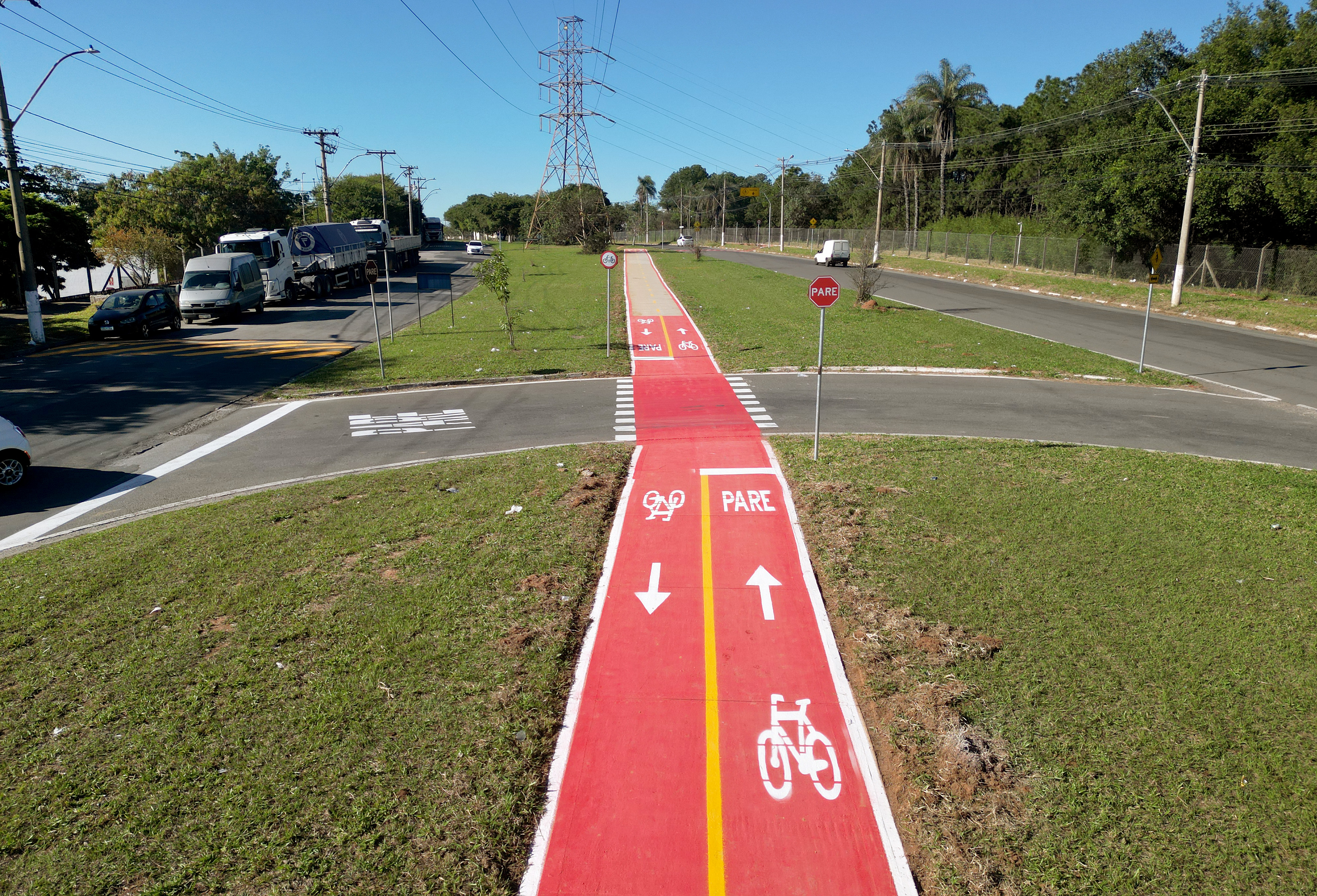 Nova rota cicloviária tem 8,5 quilômetros de ciclovias, ciclofaixas e ciclorrotas