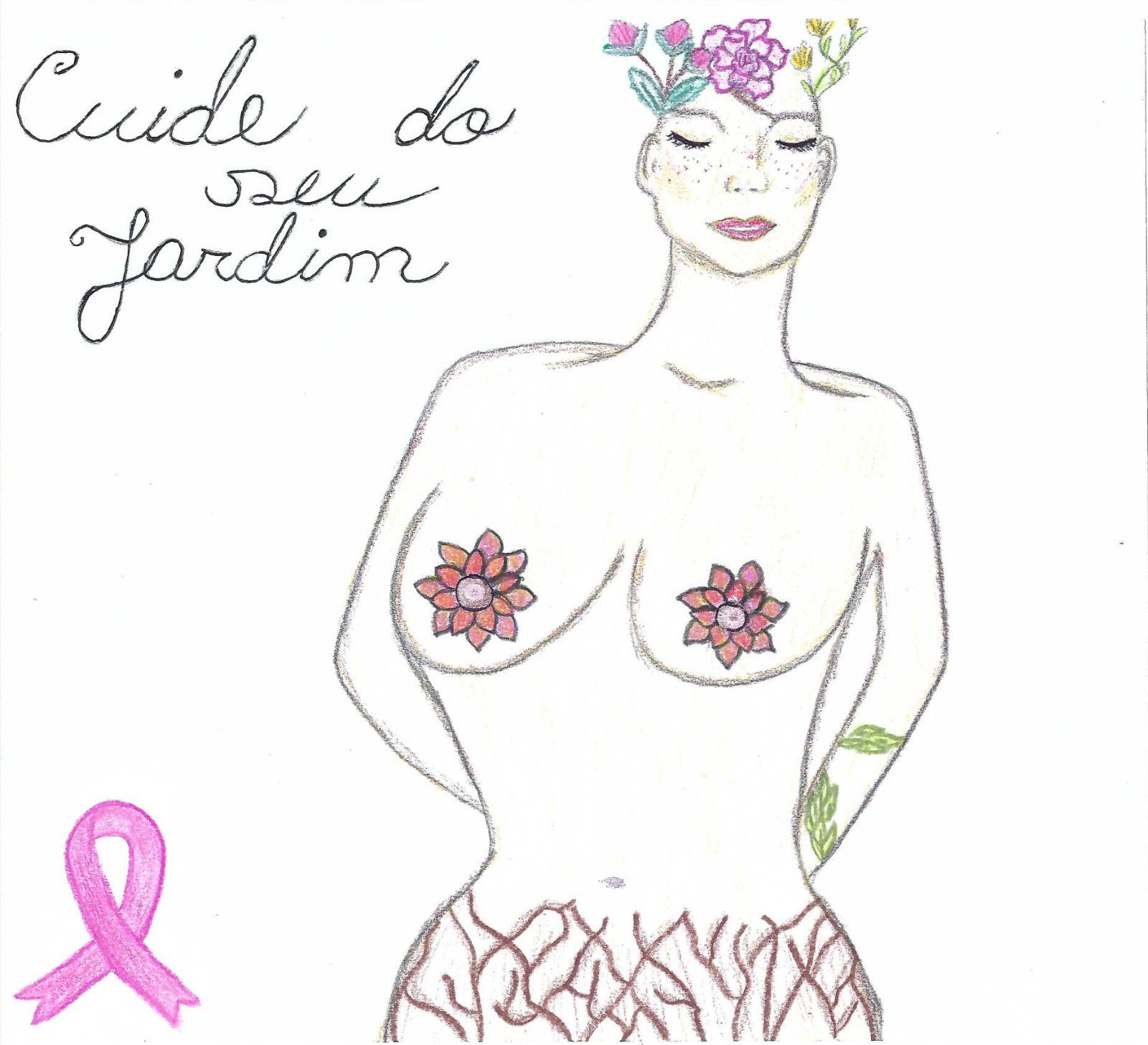 "Cuide do seu jardim", desenho que ficou em 1º lugar no ano passado