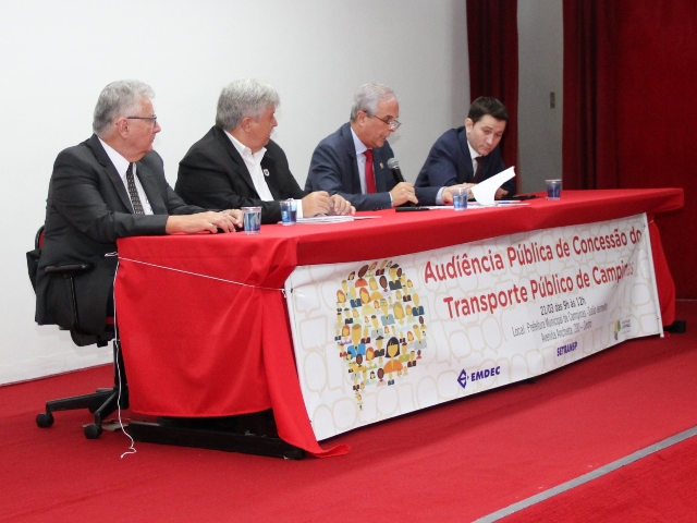 Secretários estiveram presentes na audiência pública