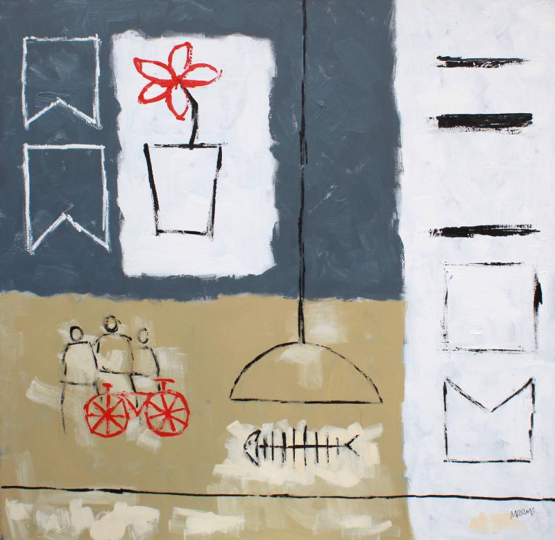 Márcio Rodrigues assina o quadro, também integrante da mostra