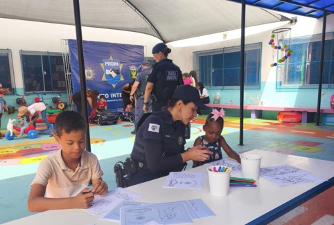 Também teve momento para desenhar