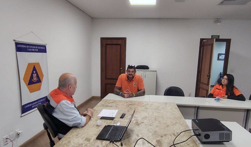 Reunião foi realizada na sede da Defesa Civil em Campinas