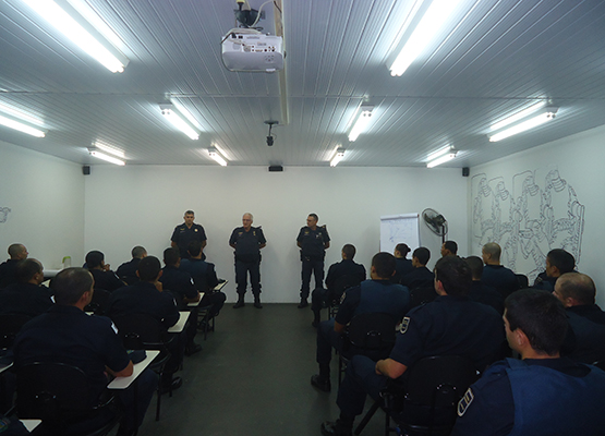 Aula de encerramento da primeira turma de GMs