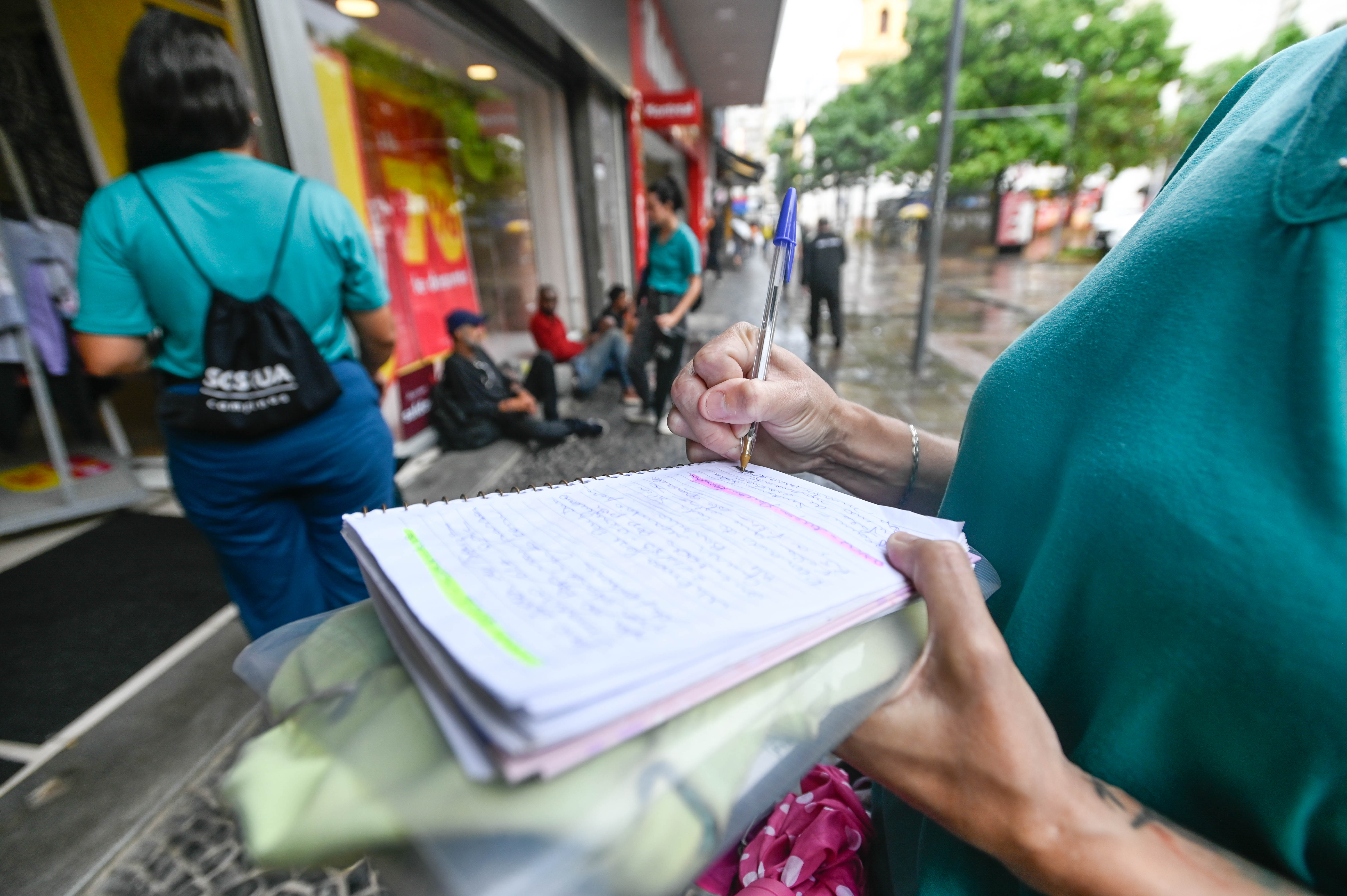 A região Central concentrou o maior volume de trabalho na semana