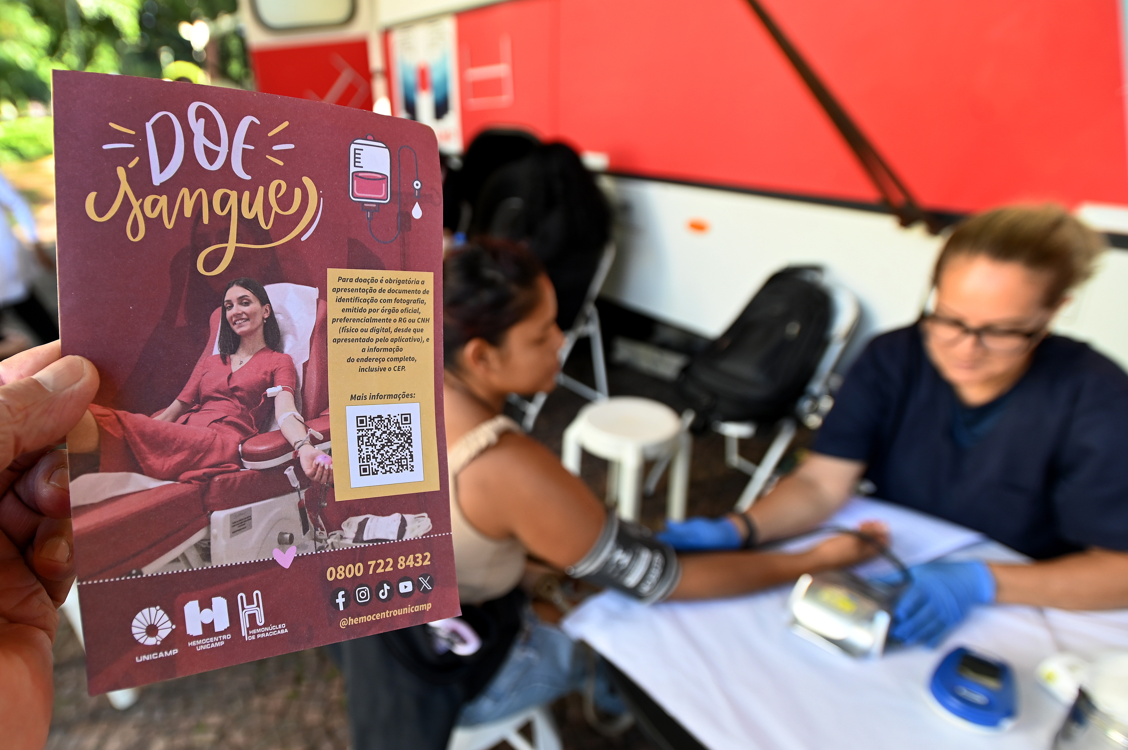 Para doar, é preciso estar em boas condições de saúde e dentro dos critérios do Hemocentro