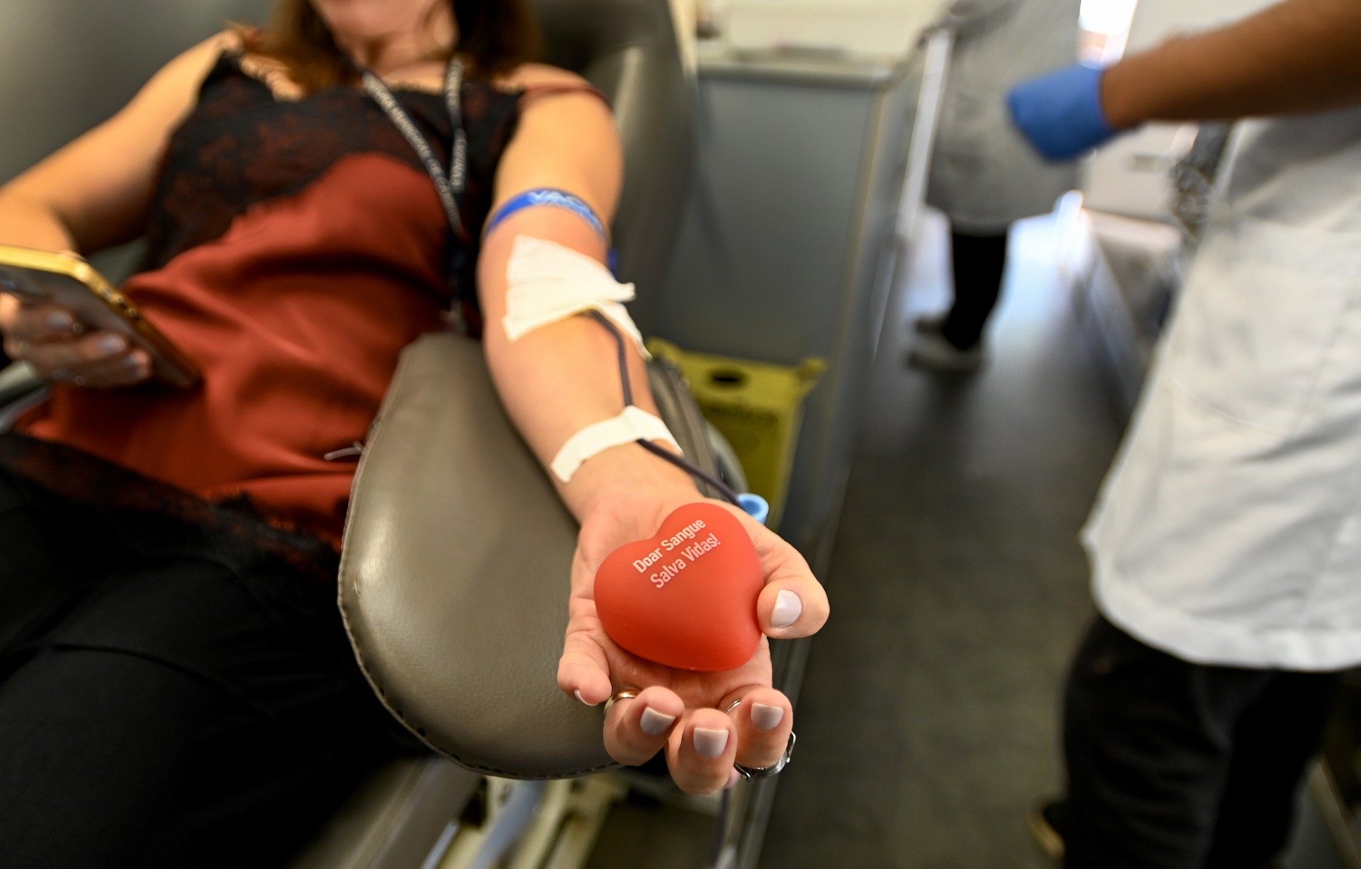 Ação faz parte da campanha “Servidor, pratique solidariedade e doe sangue”