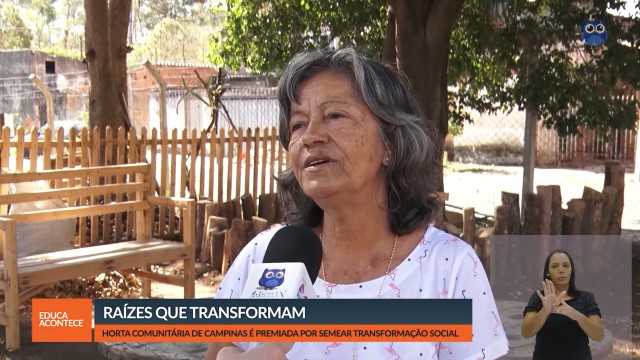 Reportagem da EducaTV Campinas mostra o cotidiano da horta comunitária