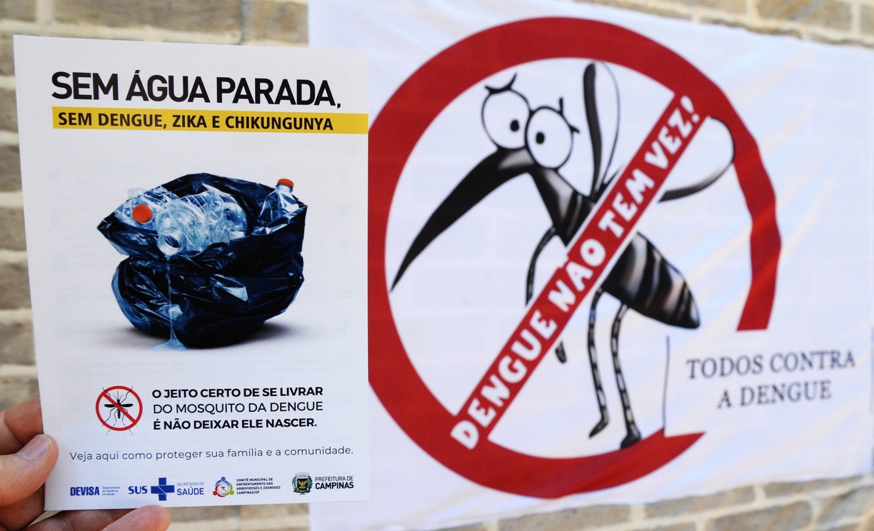 A cidade tem 30 bairros, e as regiões do entorno, com alto risco de transmissão de dengue