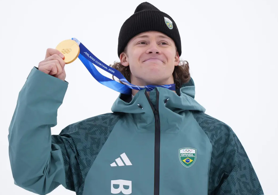 Lucas Pinheiro permitiu ao Brasil chegar ao pódio pela primeira vez em 102 anos de Jogos de Inverno