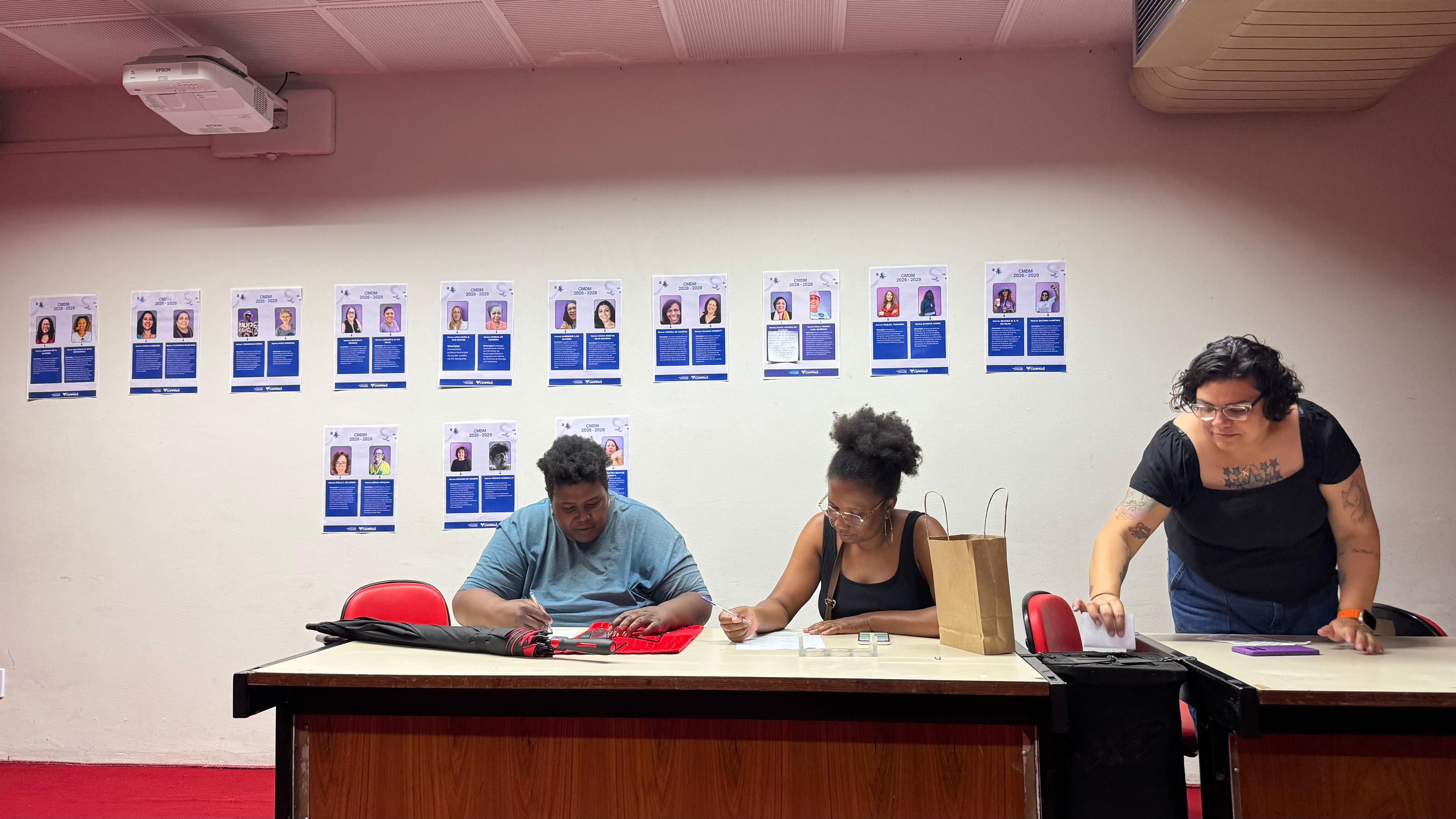 Eleição do Conselho Municipal dos Direitos da Mulher contou com a participação de 521 votantes