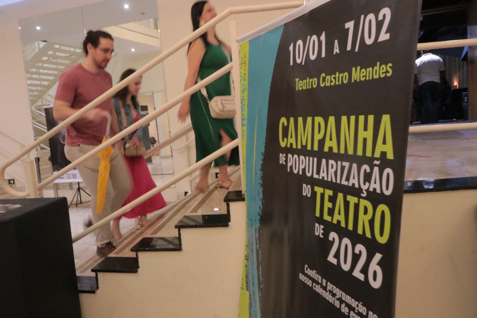 A montagem faz parte da programação da Campanha de Popularização do Teatro 2026
