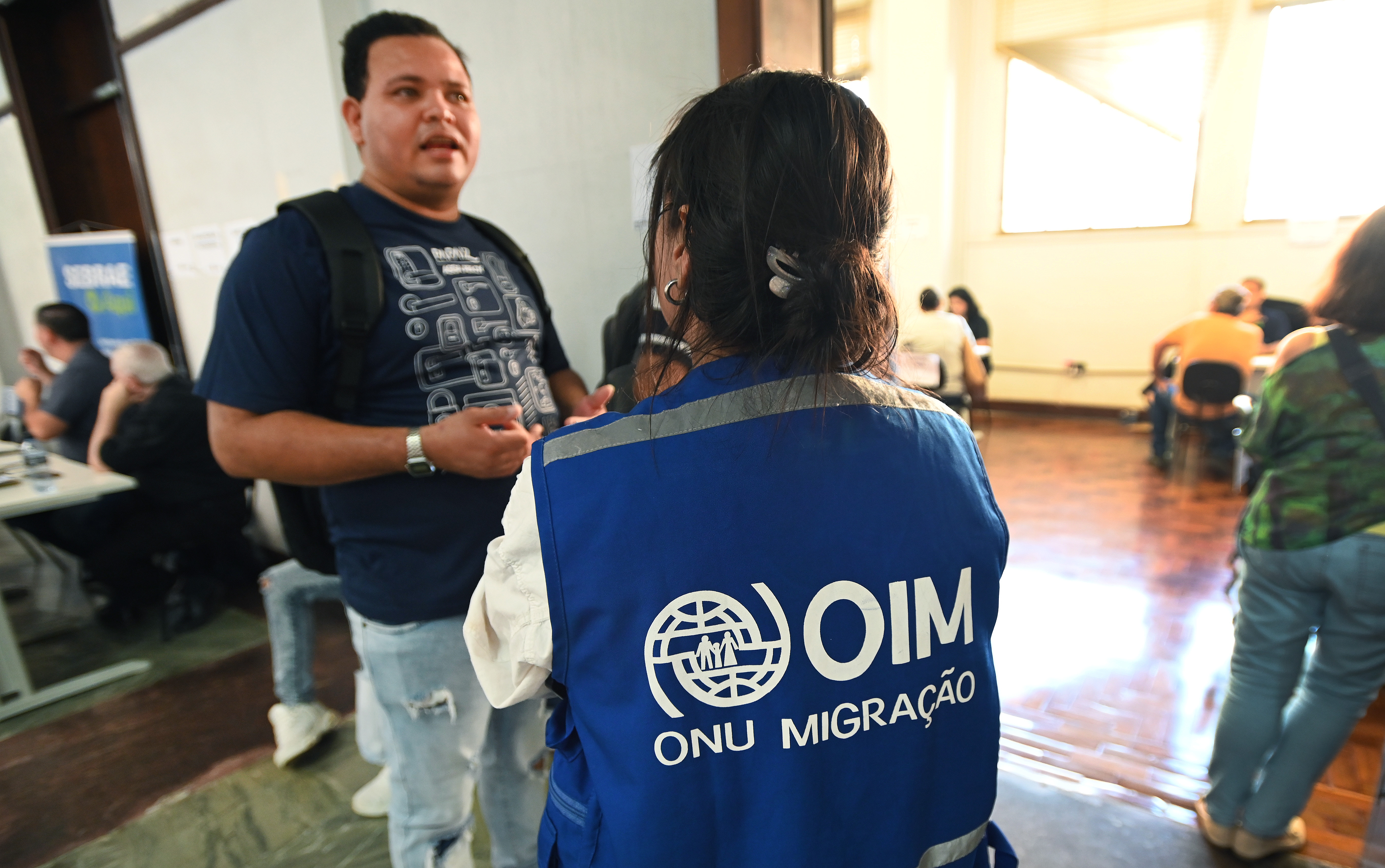 A iniciativa contou com a parceria da Organização Internacional para as Migrações (OIM), que orientou o atendimento de pessoas migrantes