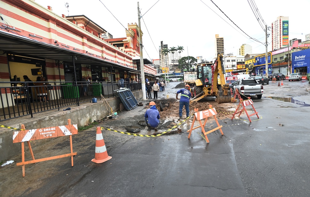 Obras não afetarão funcionamento do Mercadão