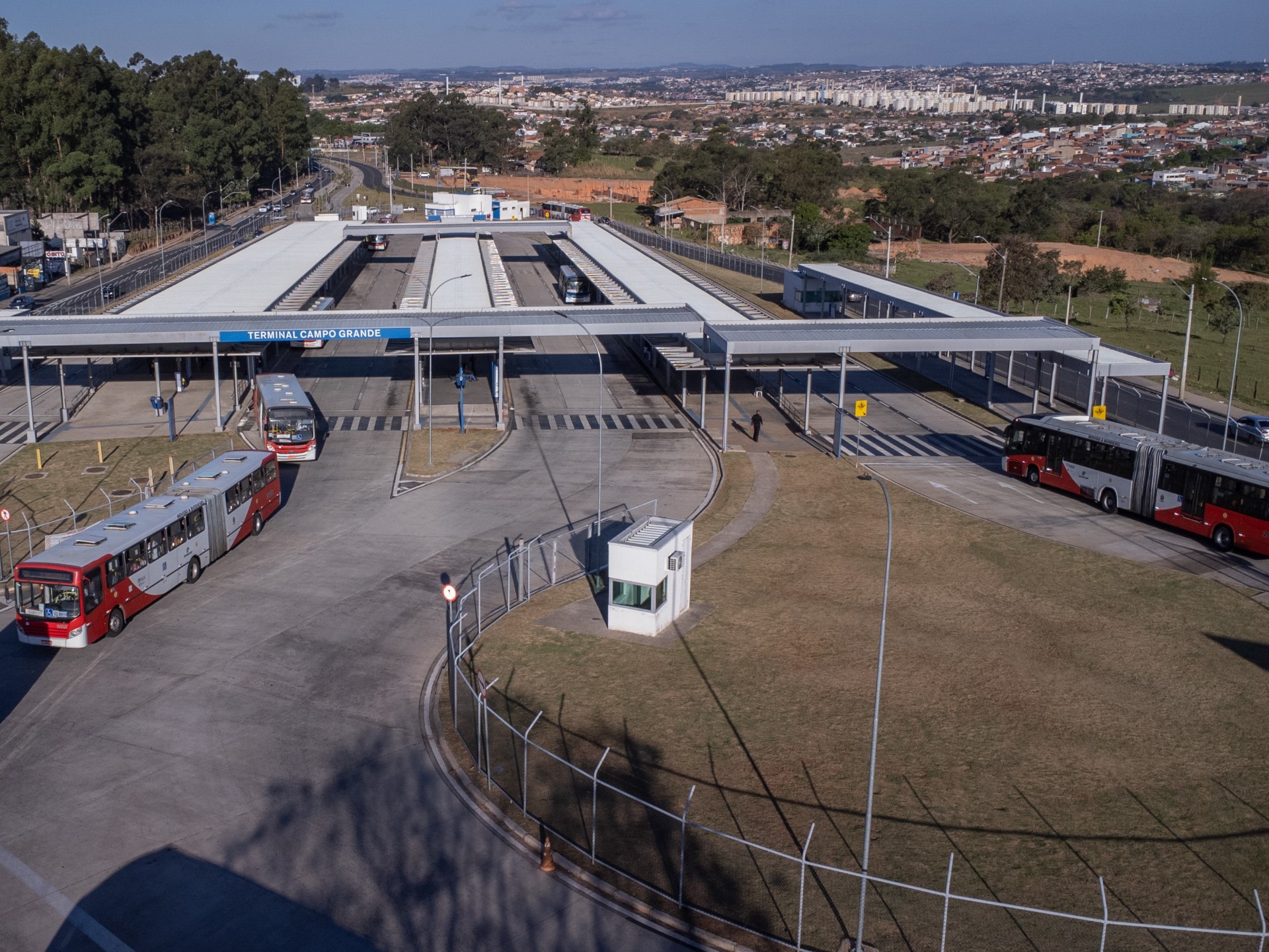 O Terminal BRT Campo Grande é um dos que contarão com ônibus extras