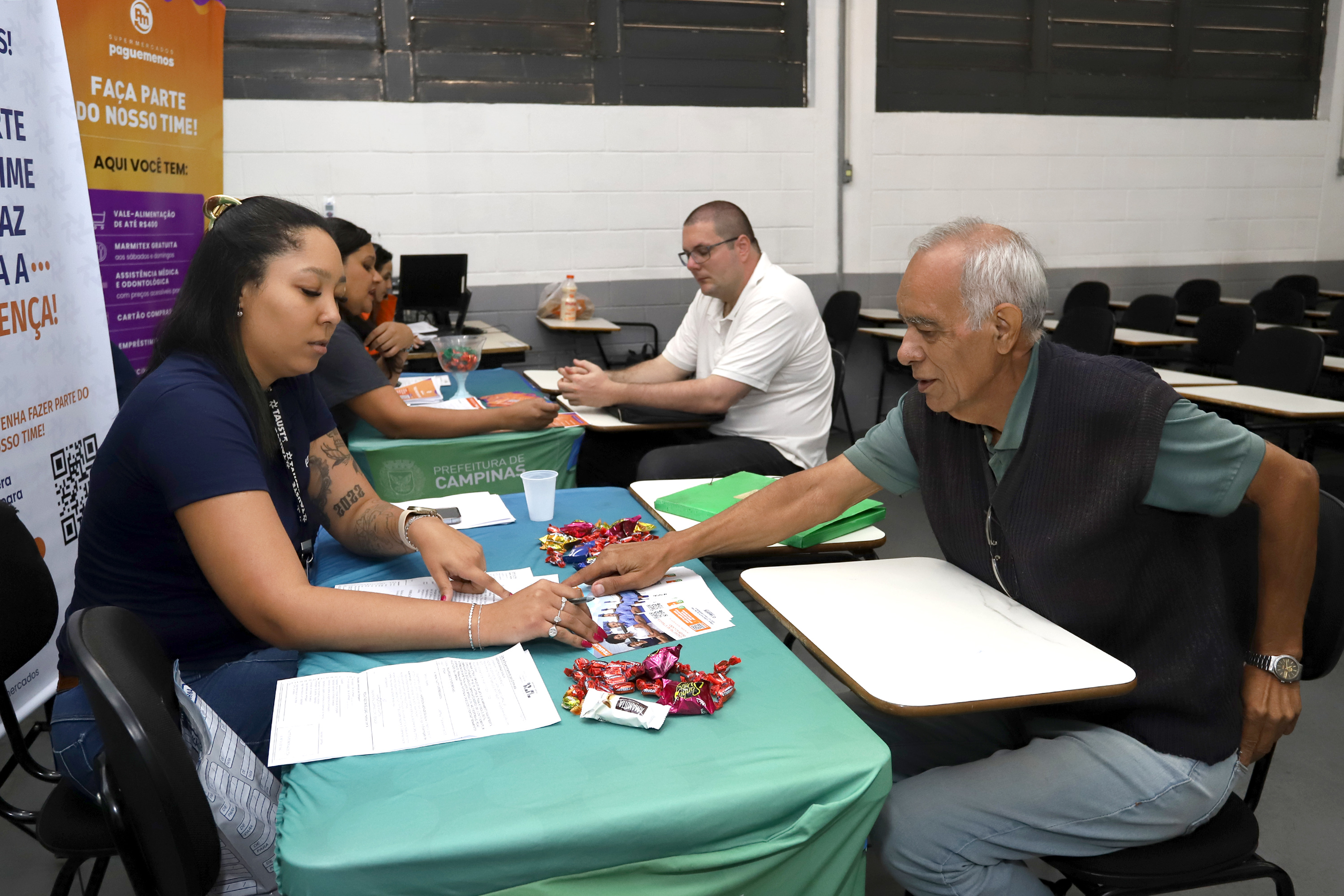 Pompeu Pereira de Abreu Filho foi ao feirão pela primeira vez em busca de recolocação no mercado de trabalho