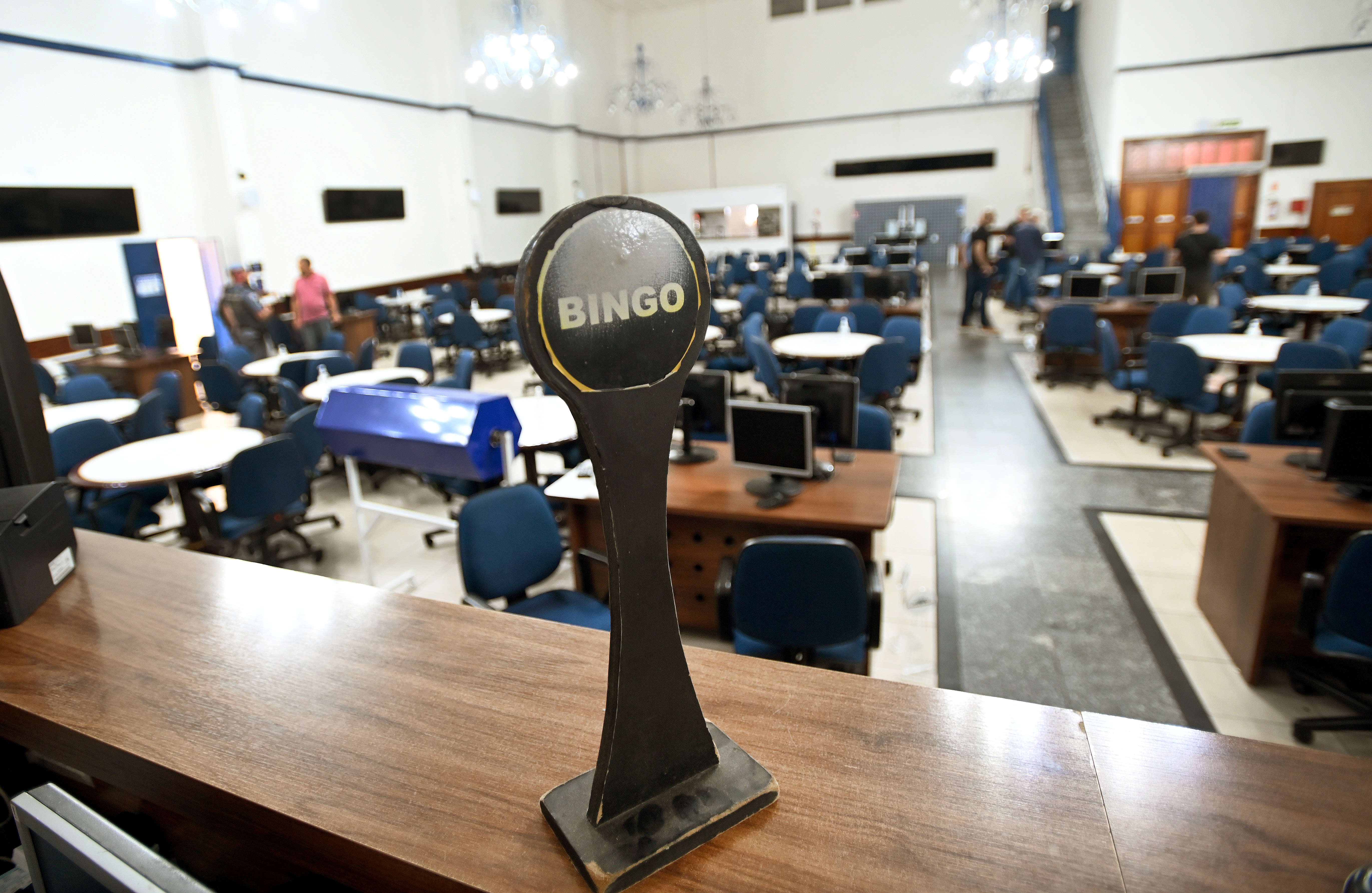 No momento da ação não tinha ninguém no local