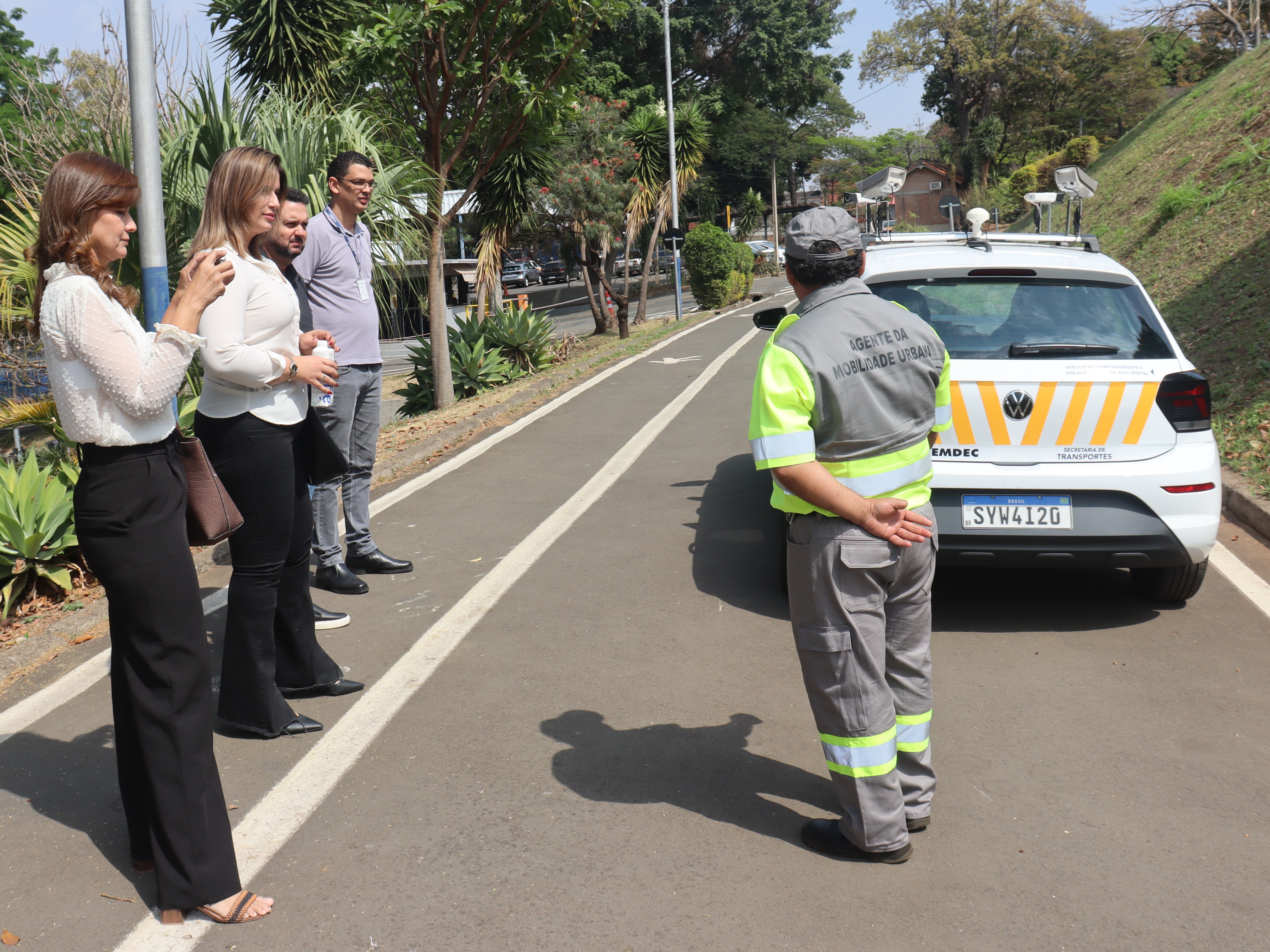  Troca de experiências incluiu apresentação da viatura OCR e visita em campo