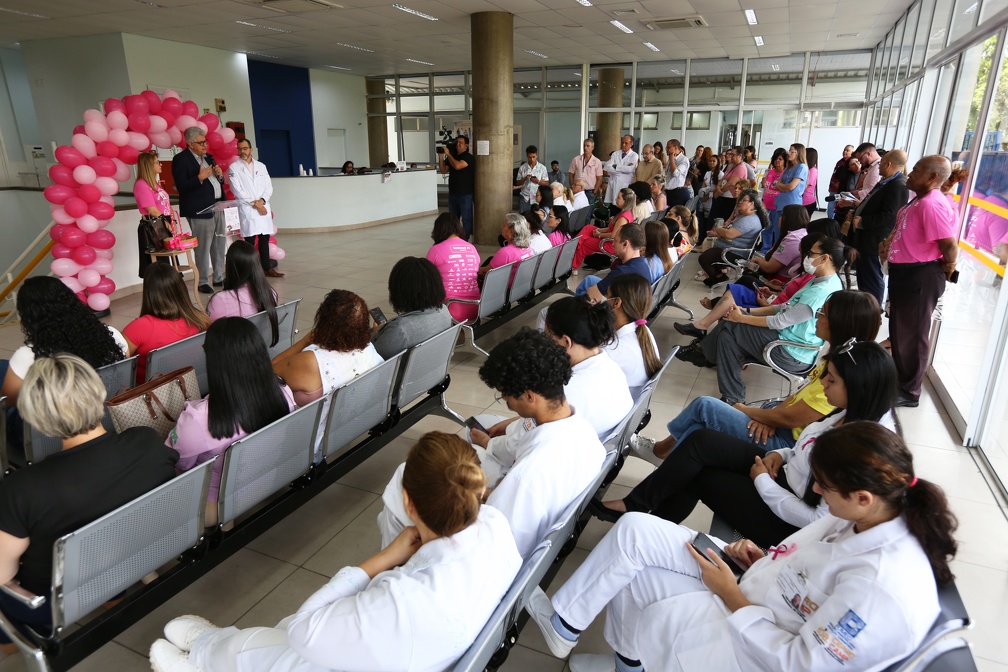 Cerimônia de abertura foi na recepção da ala de internação do Hospital Mário Gatti