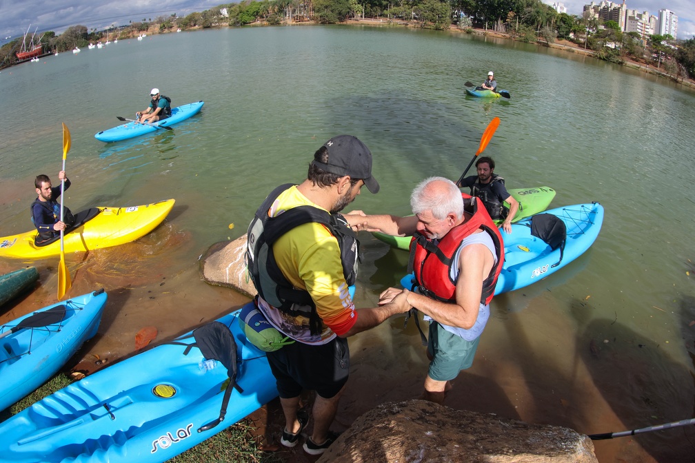 A Canoagem Inclusiva foi outro destaque do evento e um dos grandes símbolos da diversidade da Virada