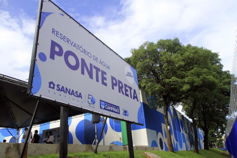 Adutora vai sair do novo reservatório da Ponte Preta, na Rua da Abolição, e seguirá até as Estações de Tratamento (ETAs) 1 e 2