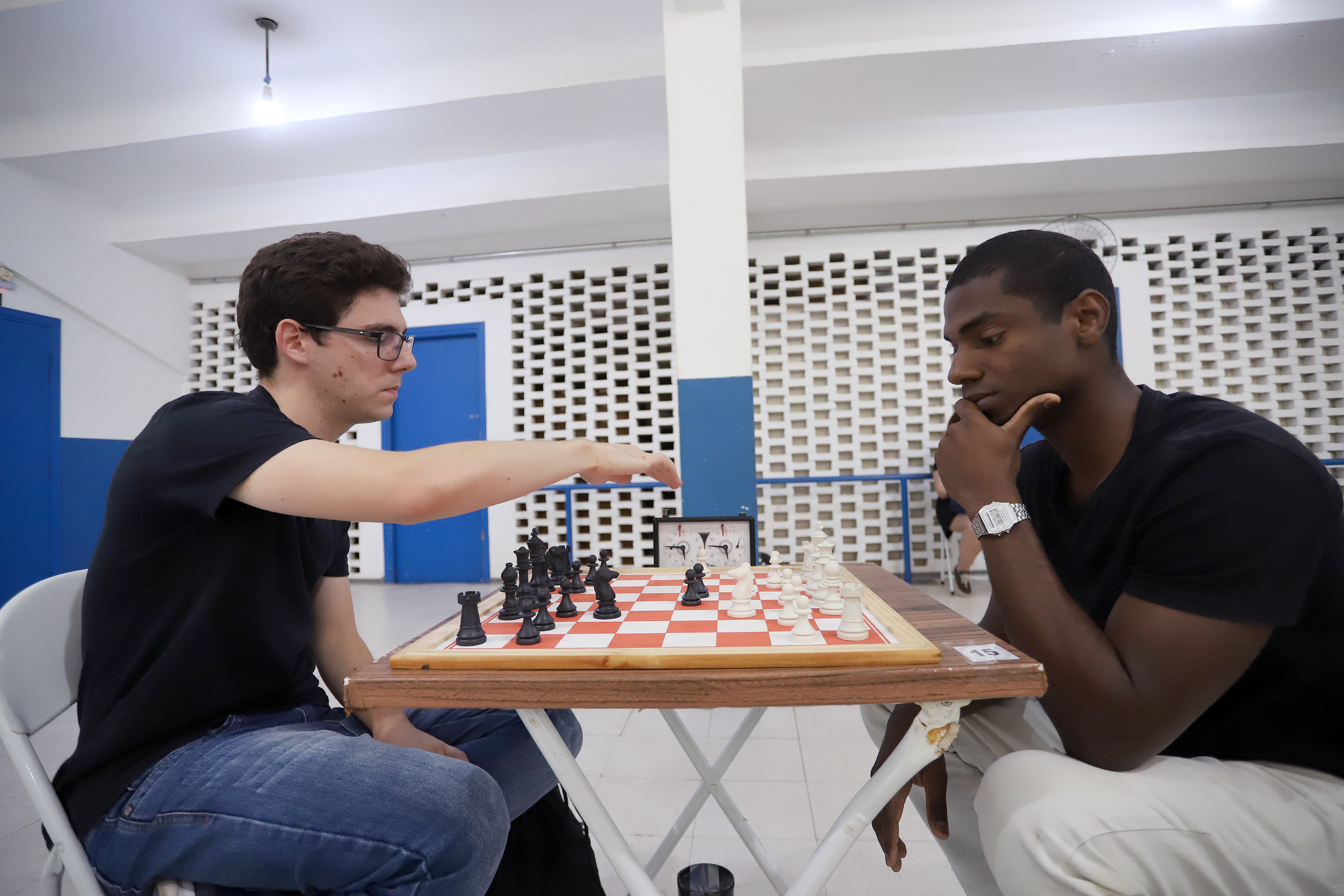 O xadrez terá competições com participantes masculinos e femininos, sem limite de idade