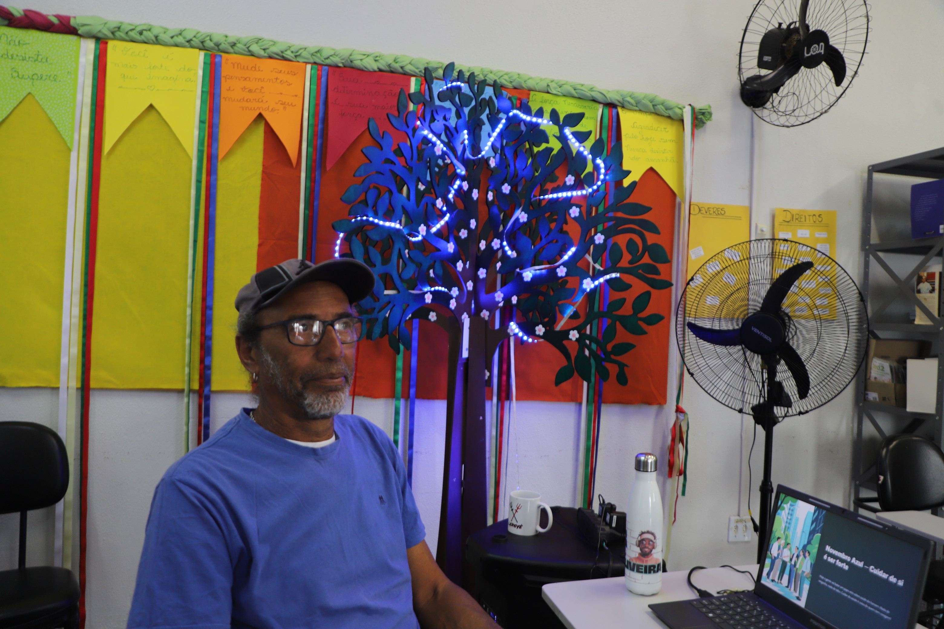 Luiz Aparecido Justino da Silva já tinha ouvido falar da doença mas nunca havia participado de uma ação educativa