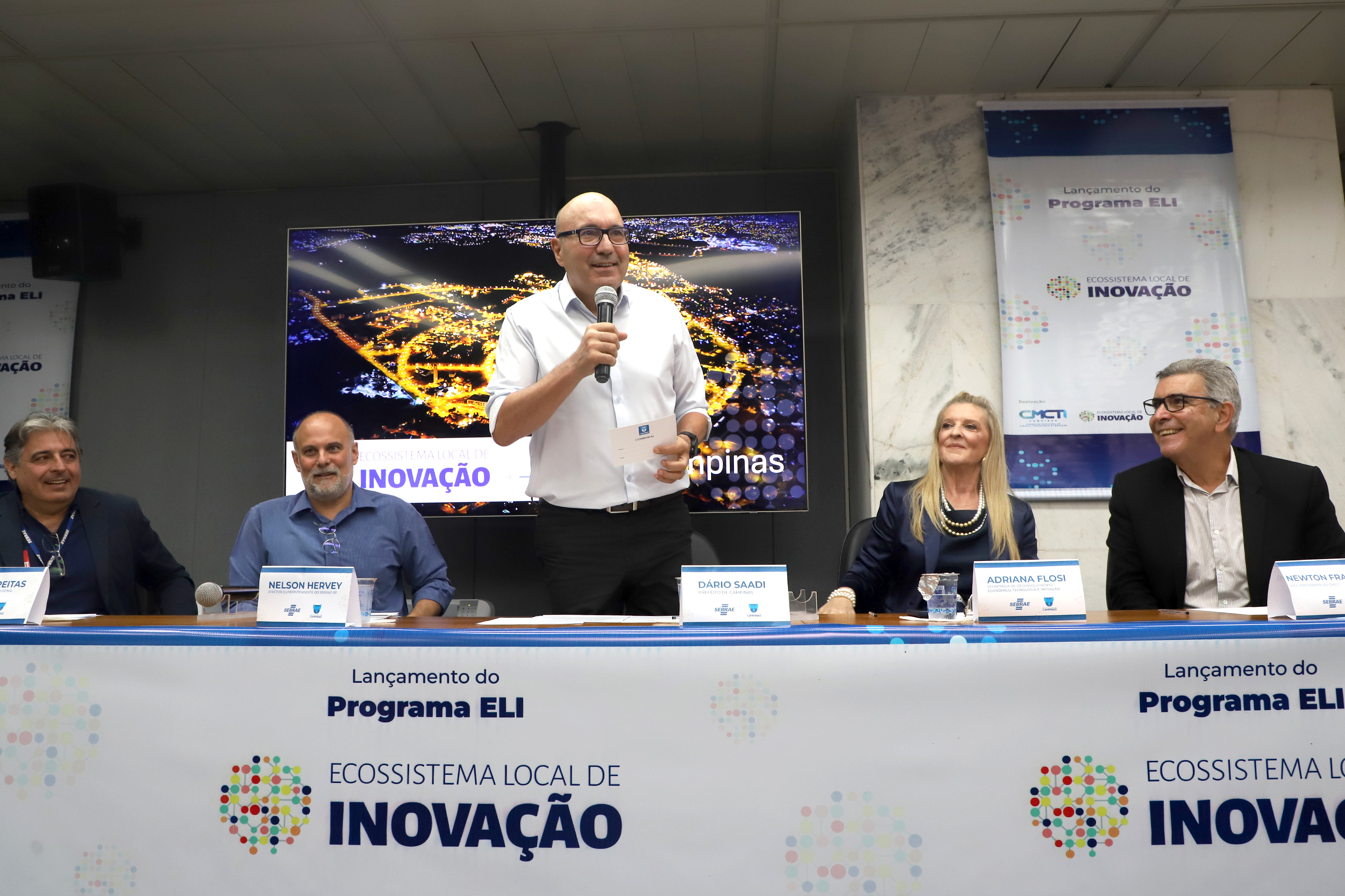 "Campinas reúne um ambiente favorável à inovação, com universidades, centros de pesquisa e empresas de tecnologia. O ELI vem para fortalecer essa conexão", destacou o prefeito Dário Saadi