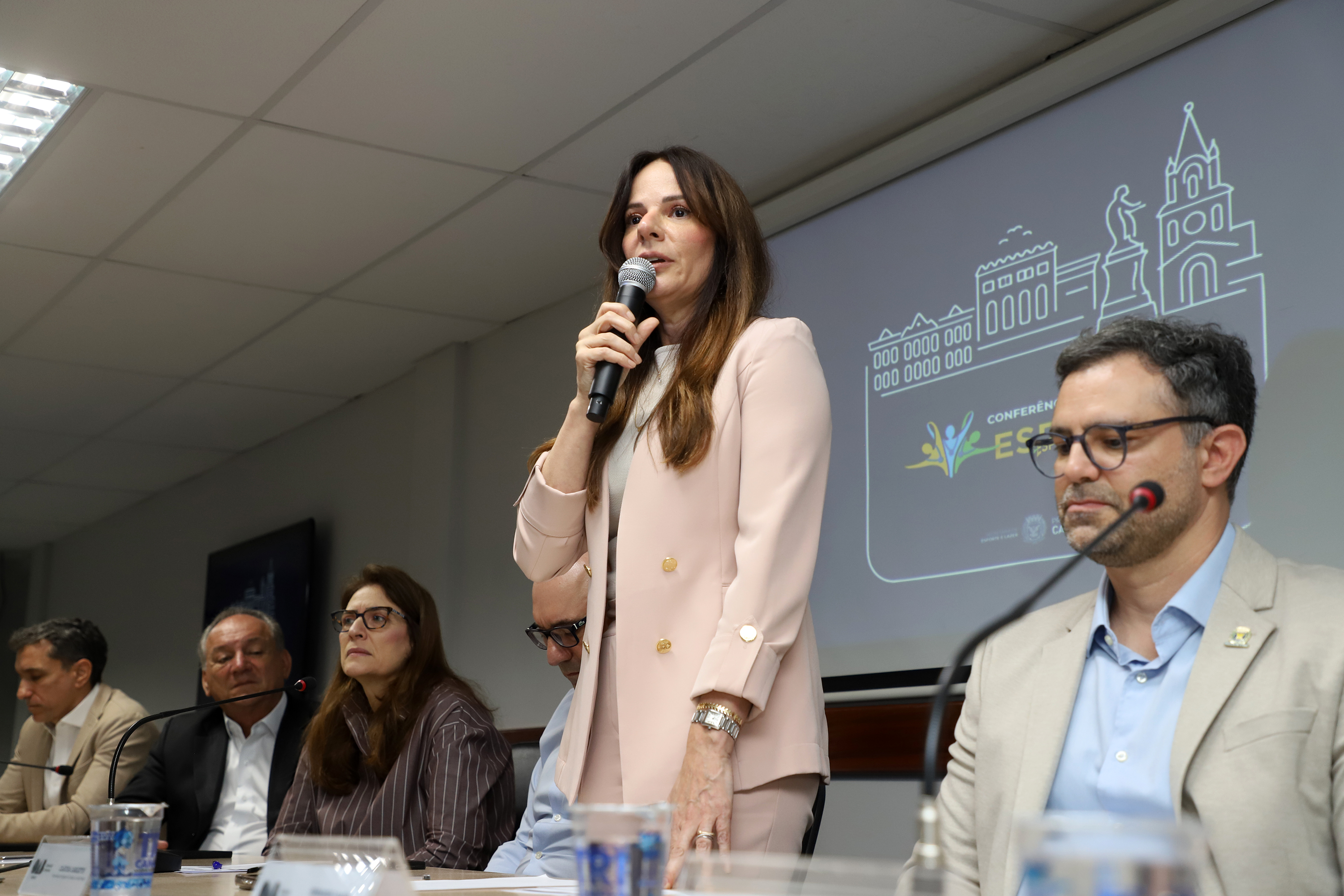 A secretária estadual de Esporte, Claudia Carletto, participou do evento