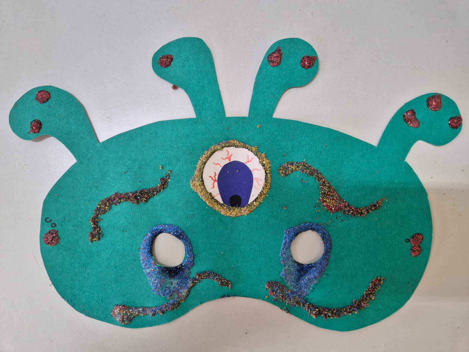 Máscara confeccionada por pessoas atendidas no Centro Pop