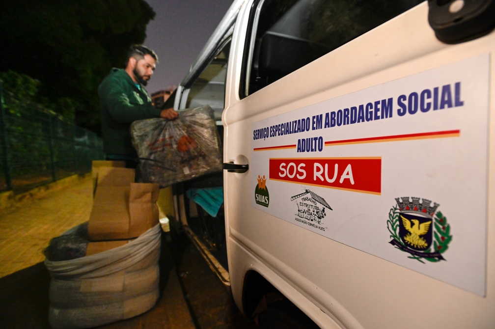 Desde maio, foram registradas 11.588 abordagens e distribuídos 22.294 cobertores na cidade