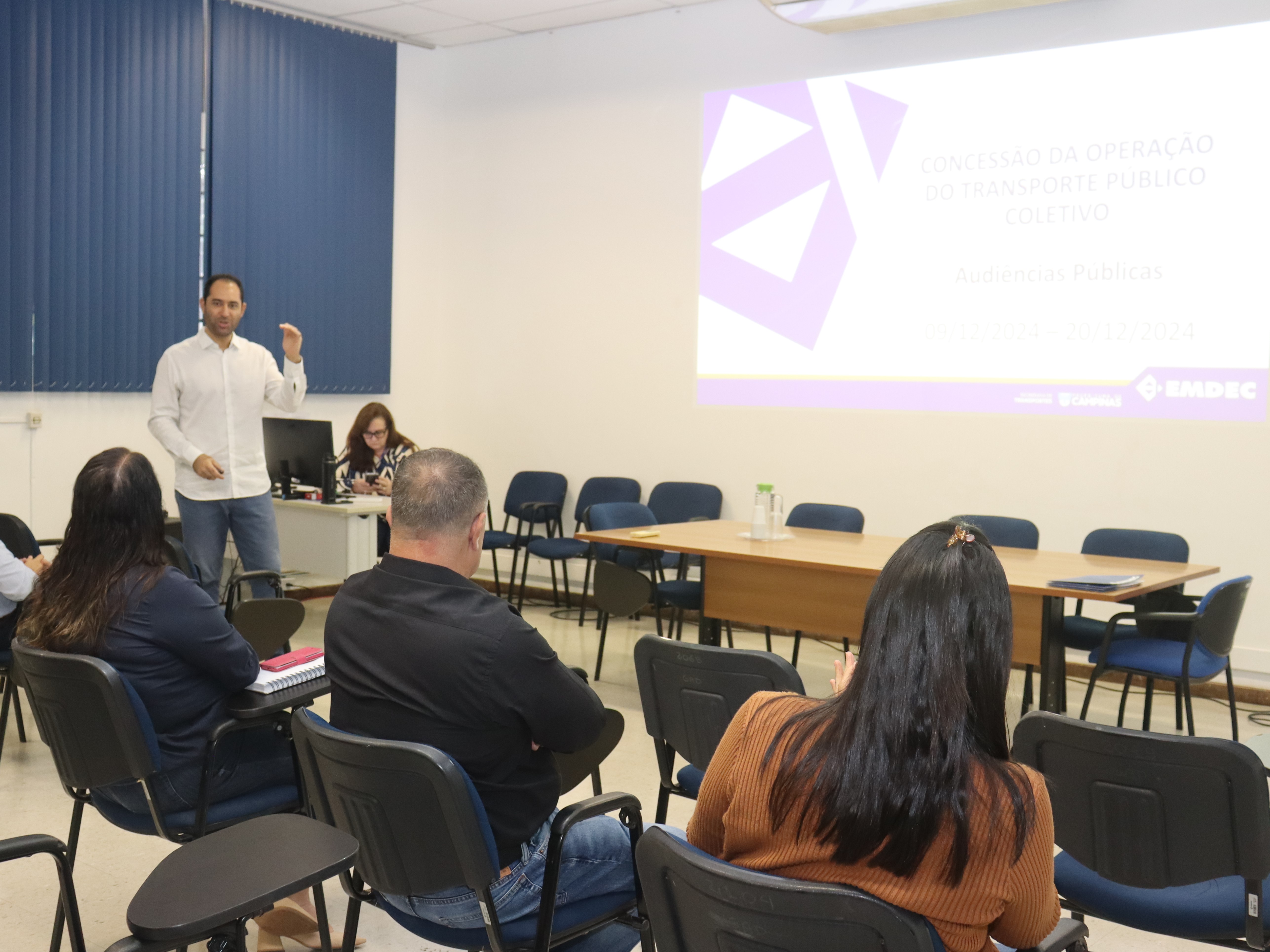 A comitiva foi apresentada à estrutura da Emdec e da Secretaria de Transportes de Campinas