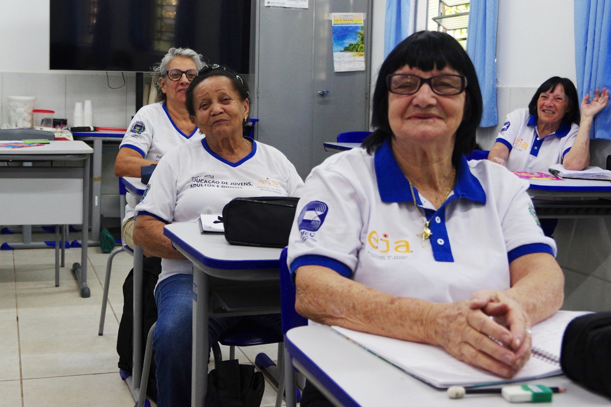 Na EJA, 22,72% dos matriculados são idosos