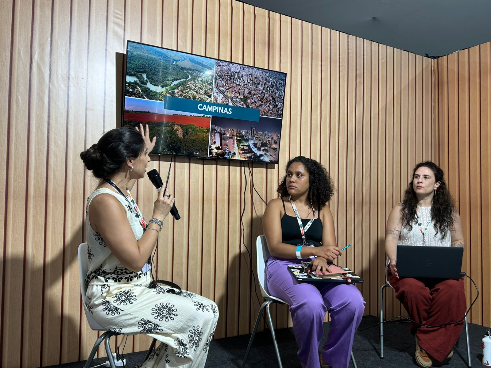 Angela Guirao, da Seclimas, representou Campinas