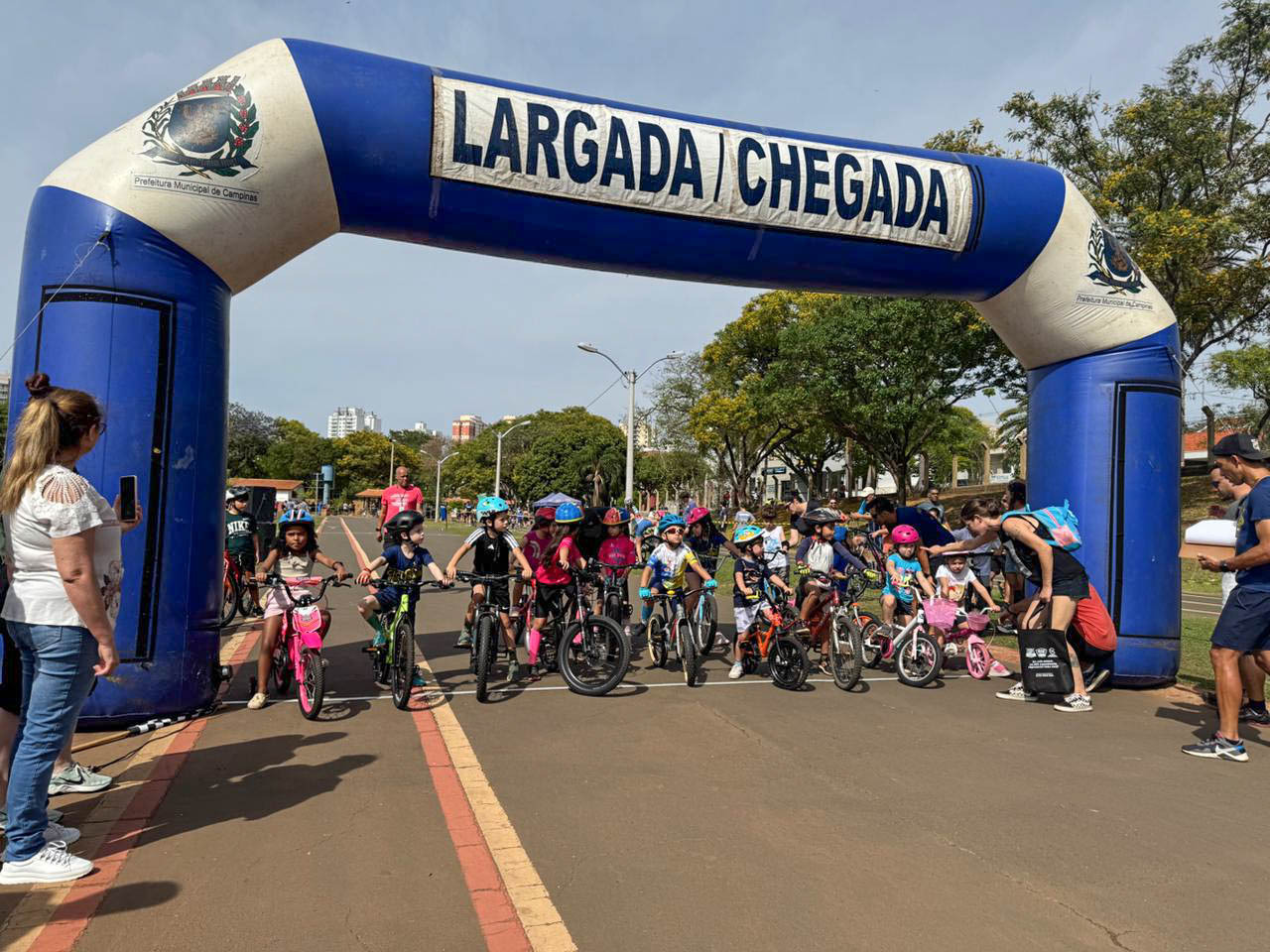 GPzinho foi uma das atrações do Dia das Crianças no Taquaral