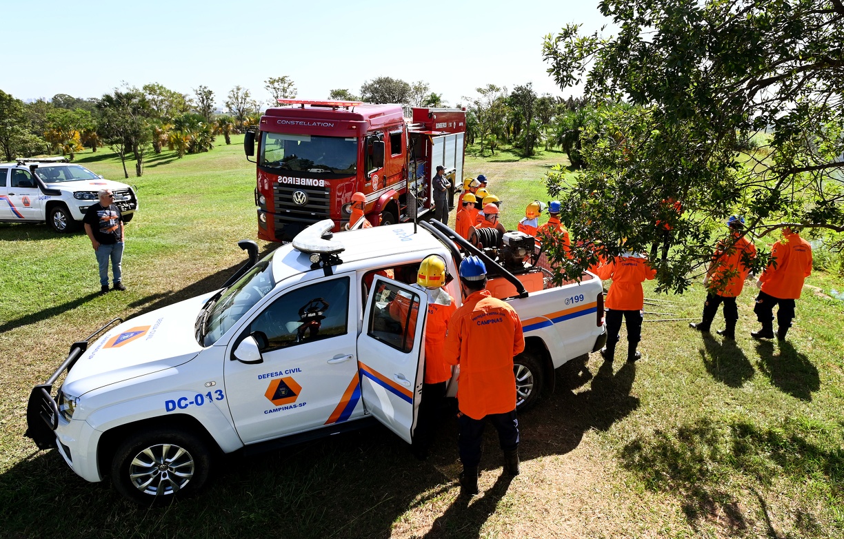 O simulado ao lado dos Bombeiros permitirá que os formandos da Defesa Civil compreendam as etapas do trabalho