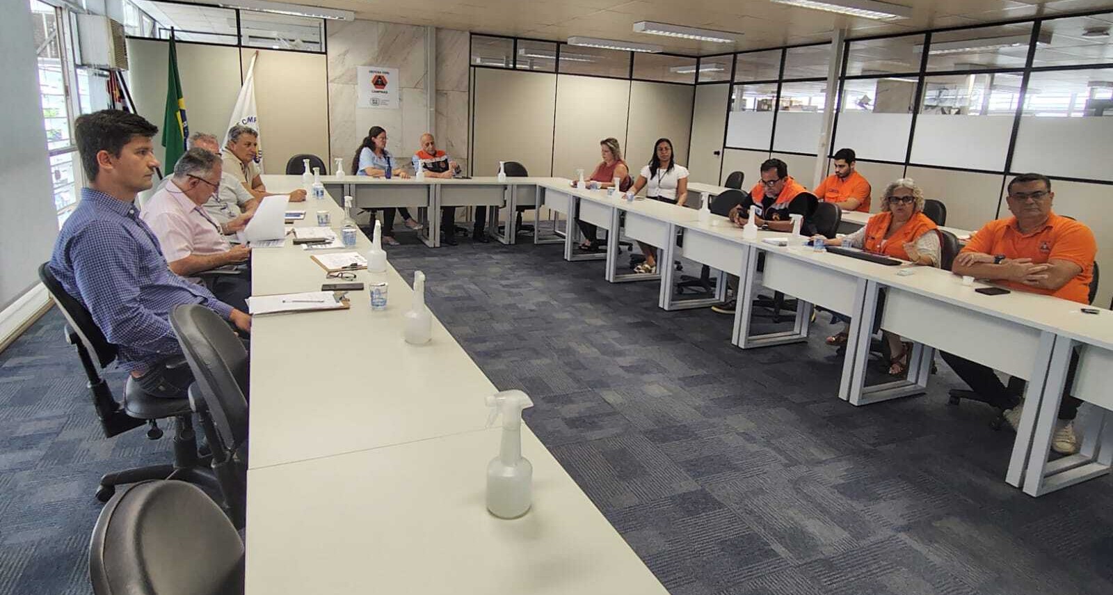 Reunião apresentou ações e resultados dos primeiros 15 dias da Operação Chuvas de Verão