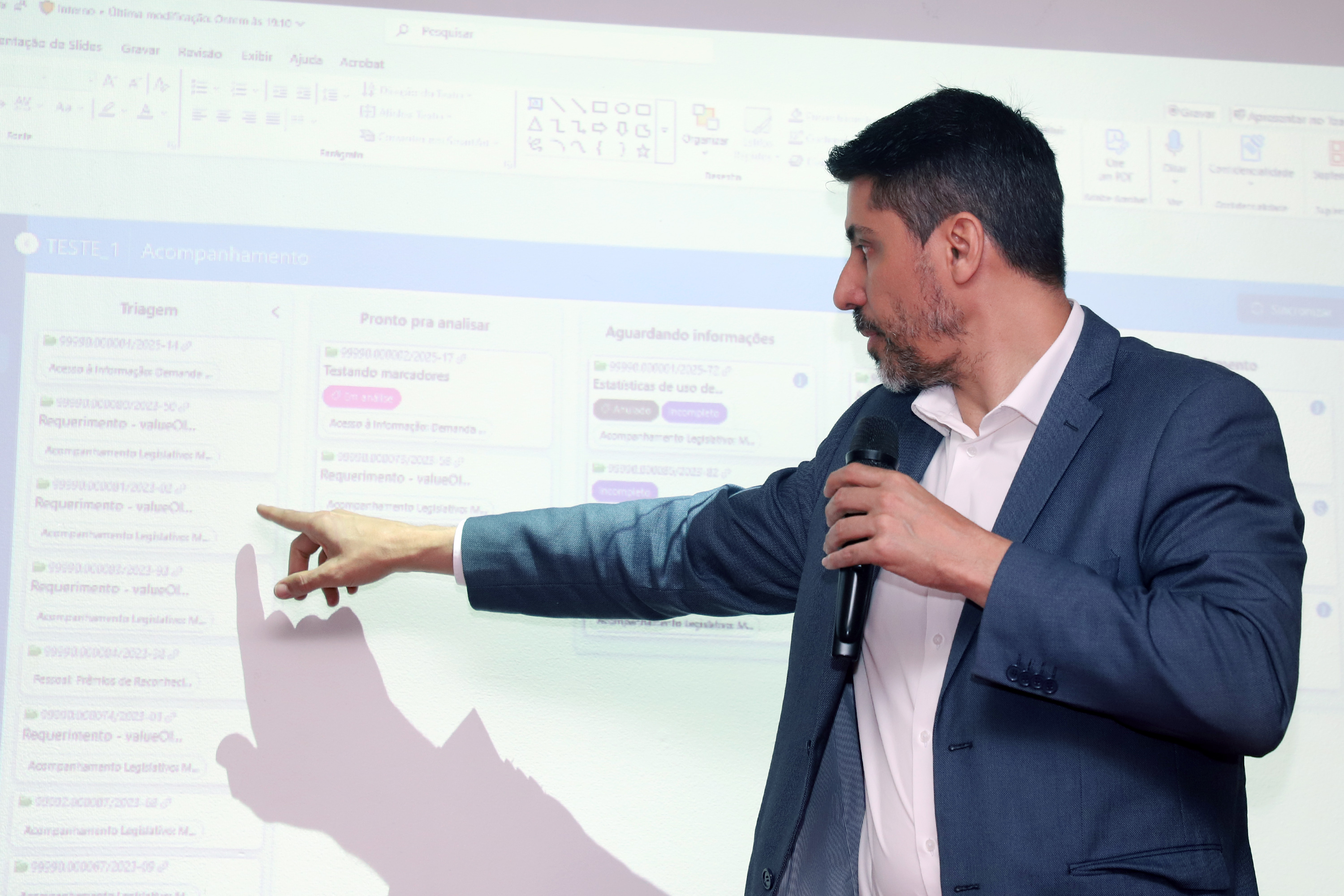 Rogério Amarante destacou que a colaboração dos servidores é essencial para o aprimoramento contínuo das soluções