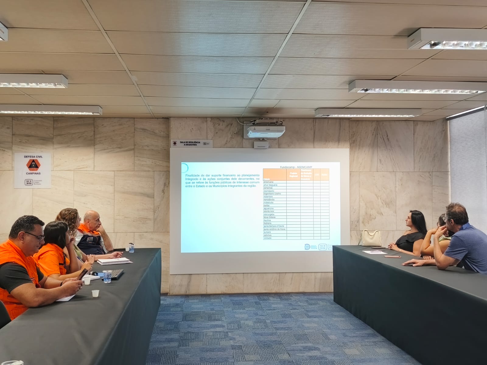Apresentação foi realizada na Sala de Resiliência do Paço Municipal 