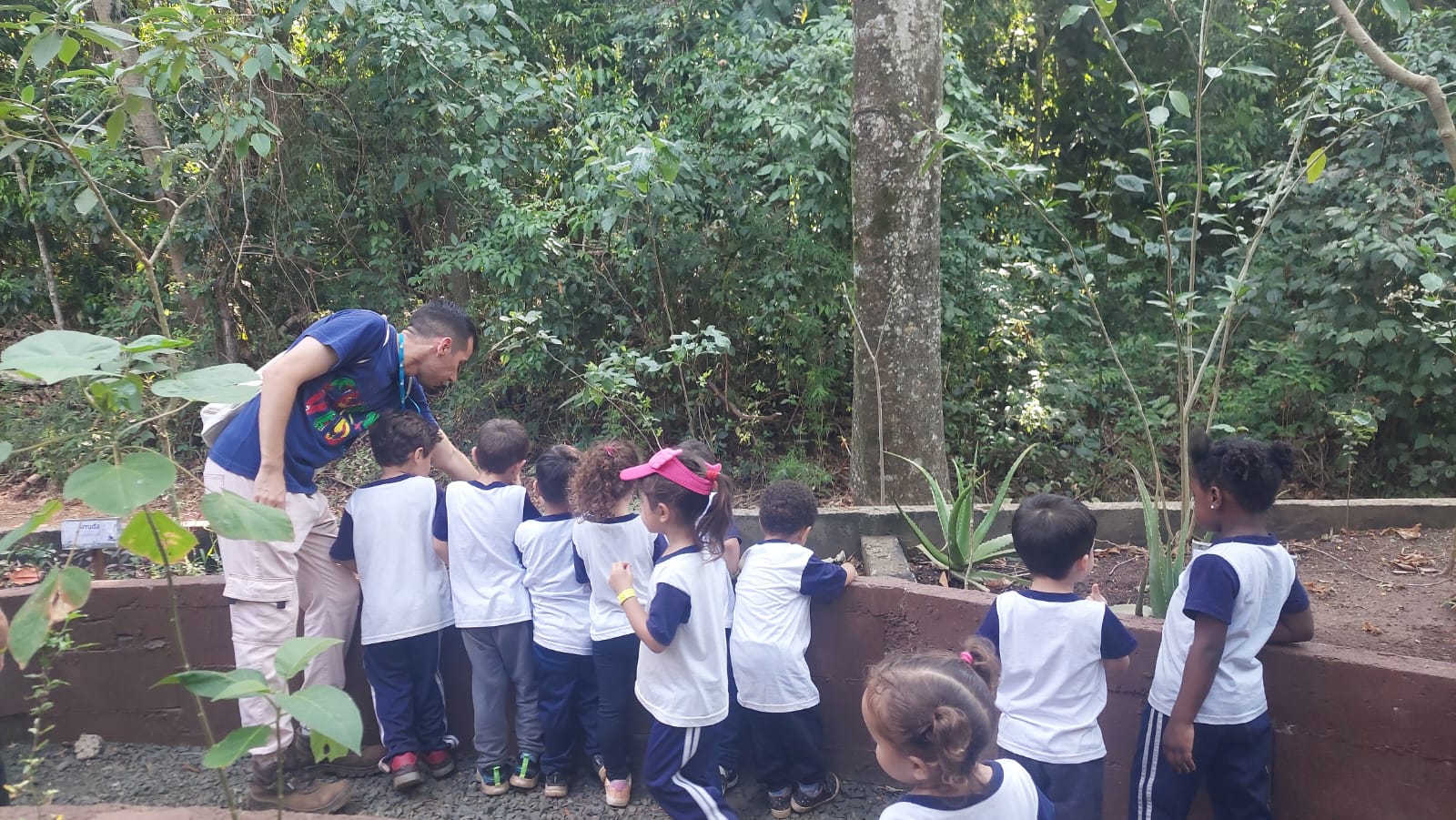 Os pequenos alunos da CEI Dona Júlia dos Santos Dias prestaram atenção em tudo