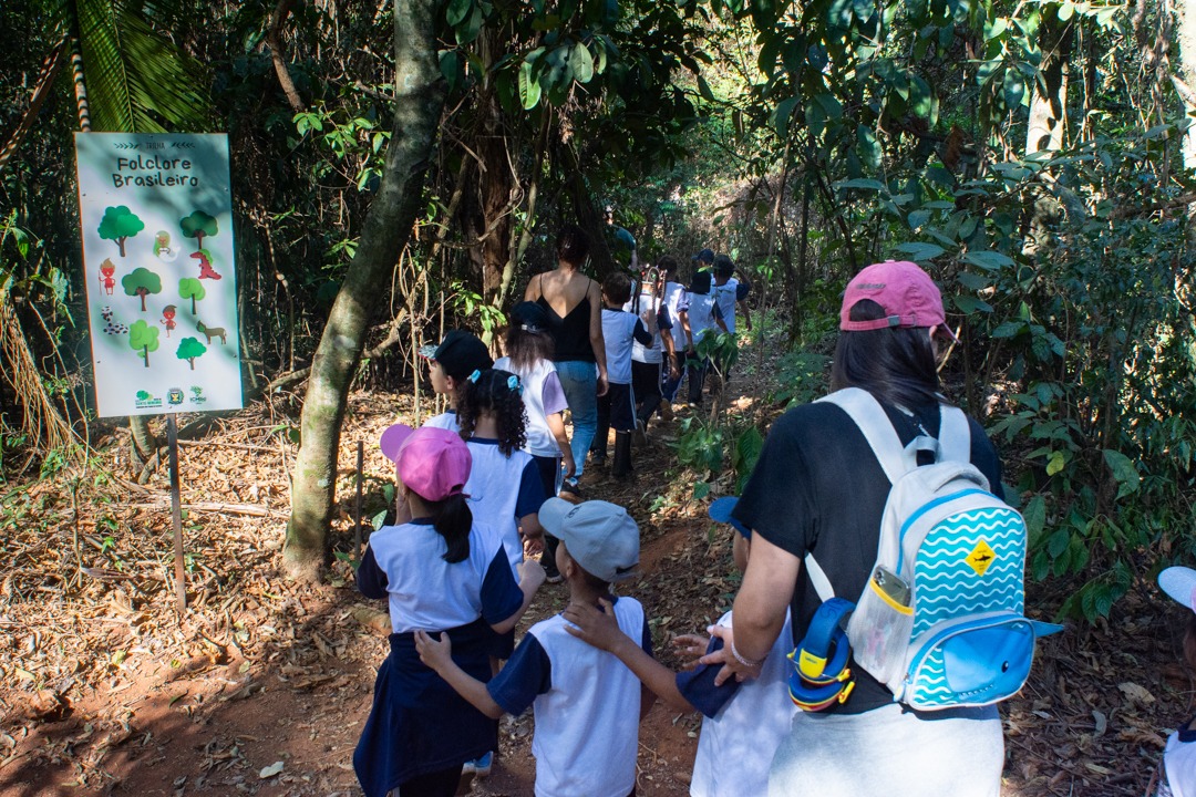 E depois foi a vez de desbravar a trilha