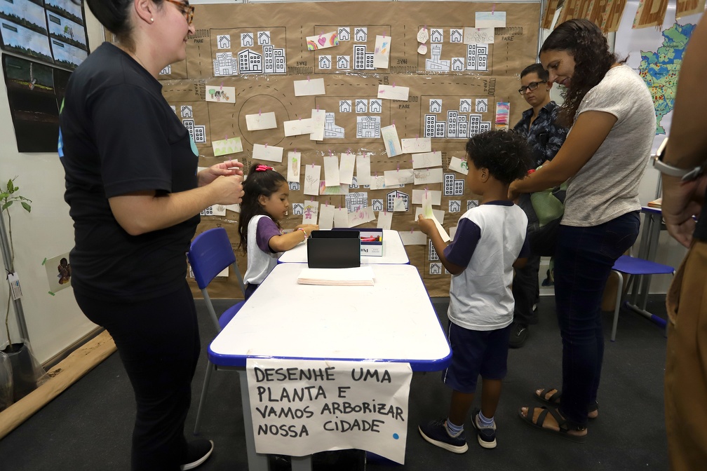 Árvores para embelezar a cidade