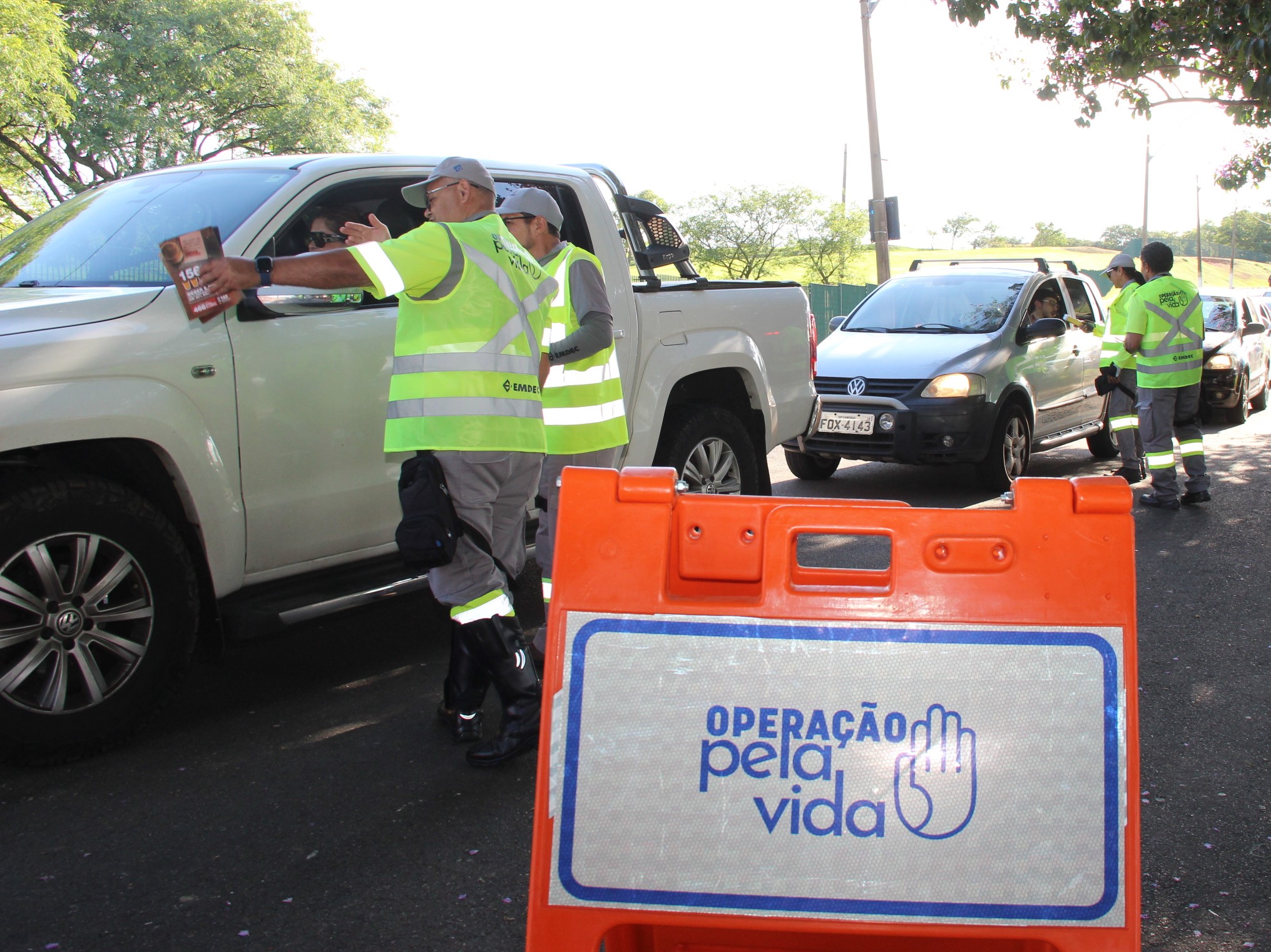 Iniciativa leva conscientização aos condutores de veículos