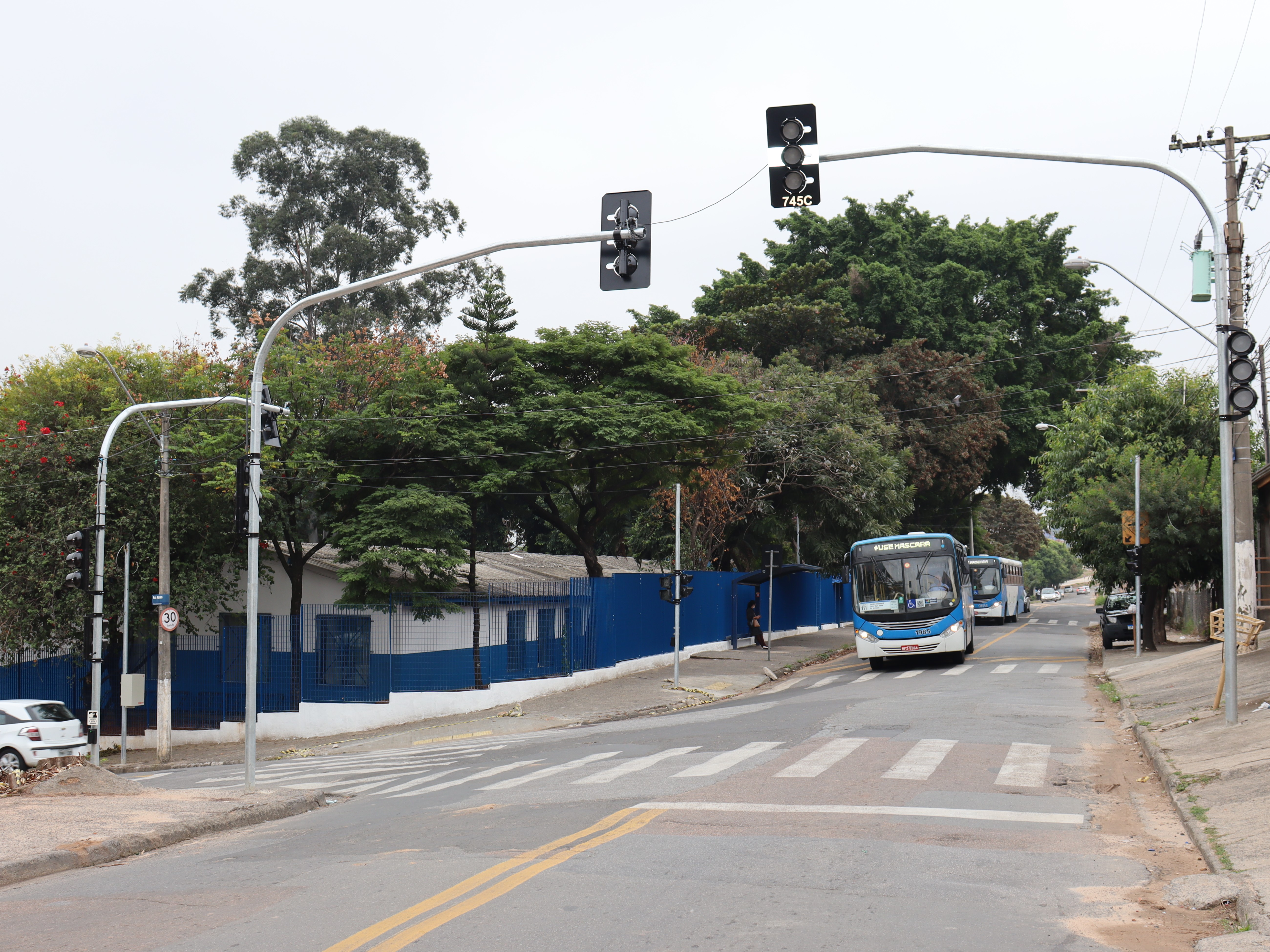 Semáforo no cruzamento das ruas Apiaba e Igaci, no Jardim Cristina, será ligado na sexta