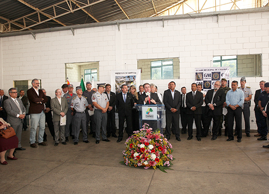 Prefeito de Campinas, Jonas Donizette, durante os 21 anos da GM