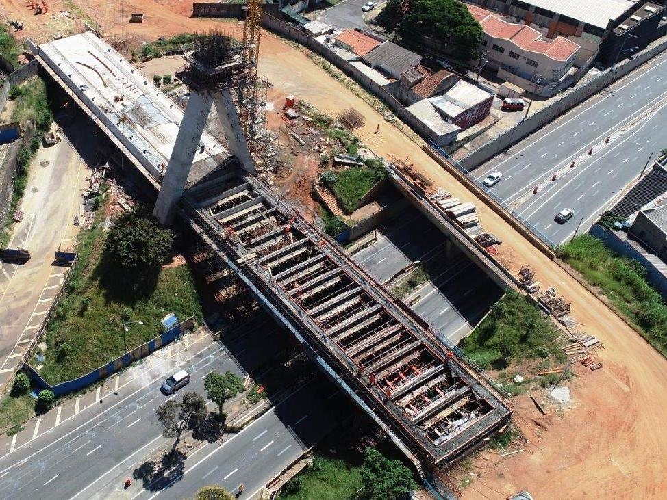 Viaduto estaiado passará sobre a Barão de Itapura