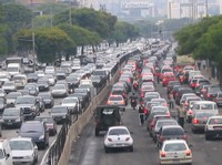 Trânsito em rodovia da região