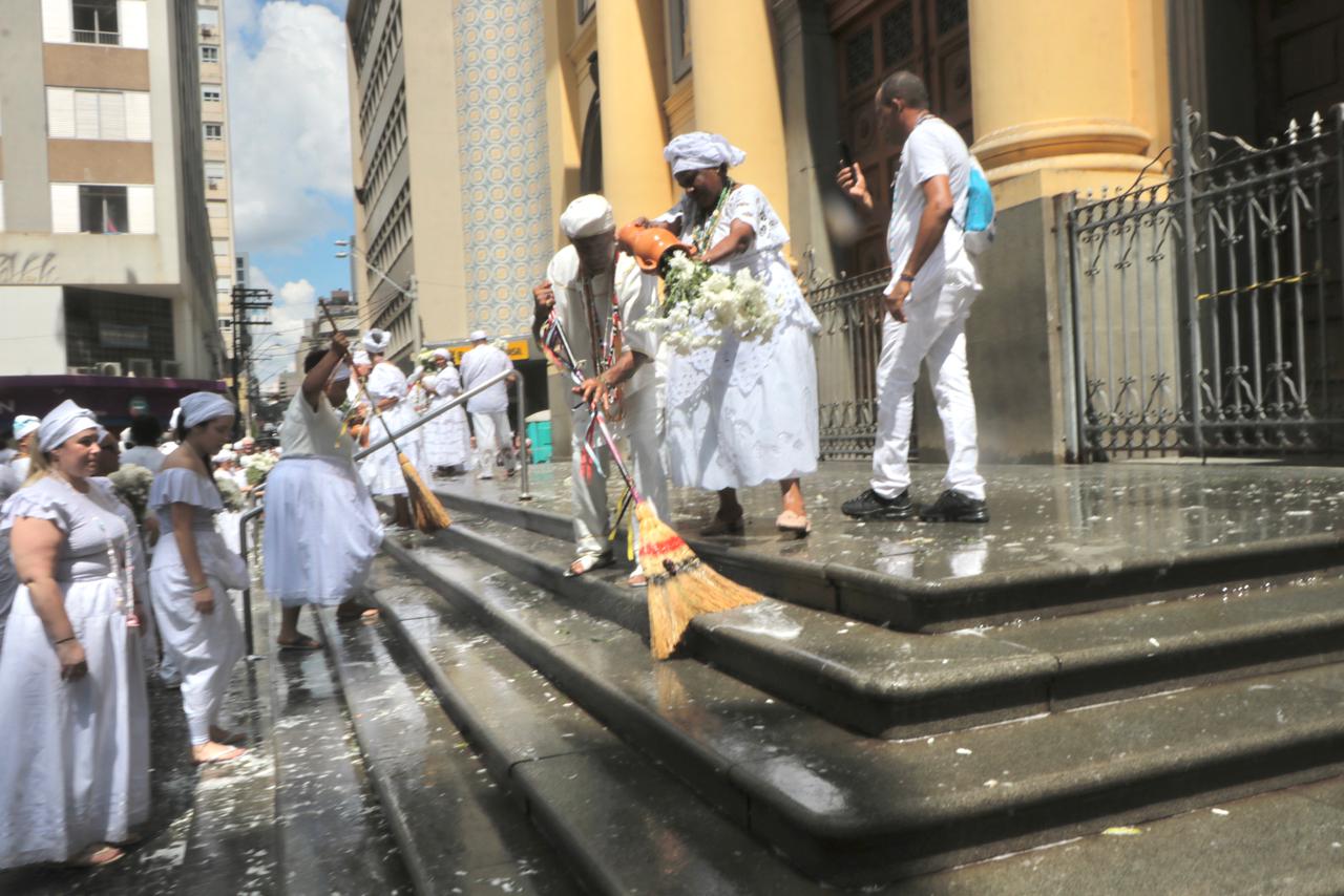 Criada em 1985, a Lavagem das Escadarias é reconhecida como patrimônio cultural imaterial de Campinas desde 2022
