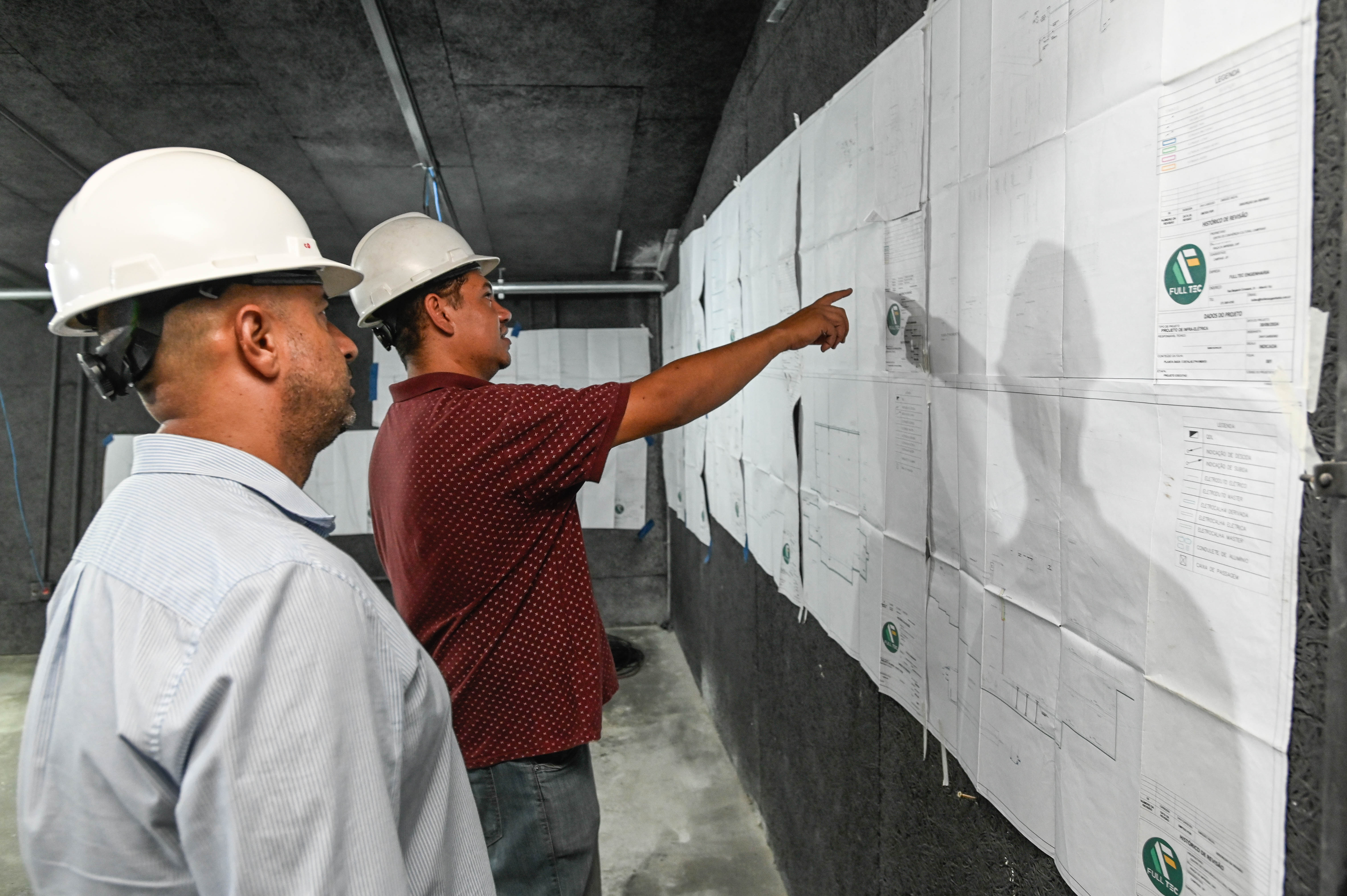 Obras em andamento acelerado 