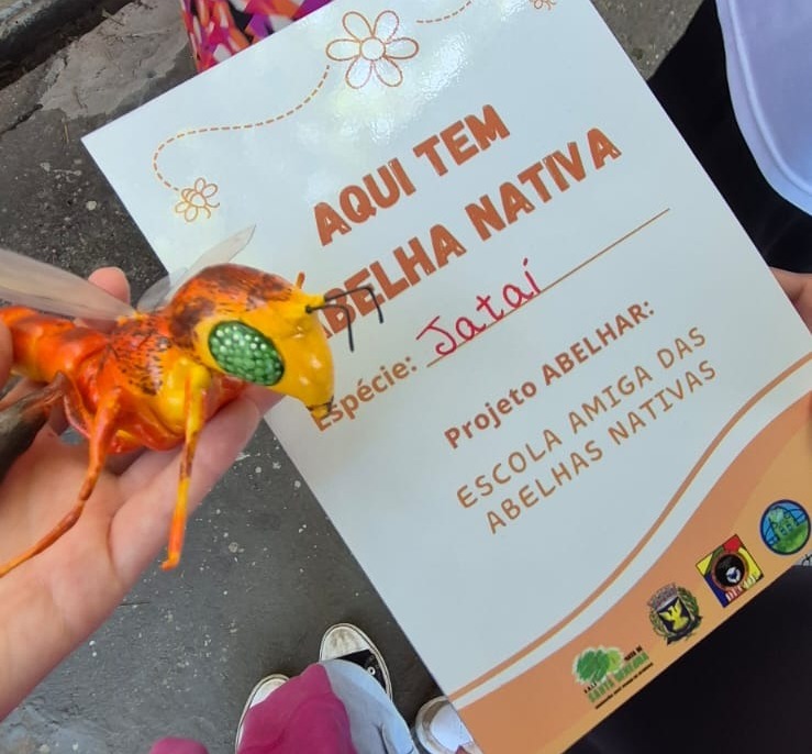 Programa faz o mapeamento e a identificação das espécies de abelhas nativas presentes nas unidades de ensino parceiras