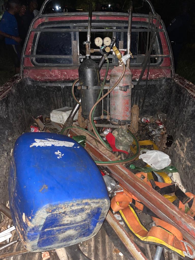 Quatro veículos estavam envolvidos